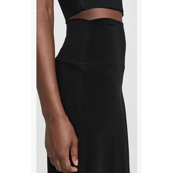 Norma Kamali Women’s Wide-Leg Elephant Dress Pants Black Pull On Stretch Knit S - Picture 5 of 13